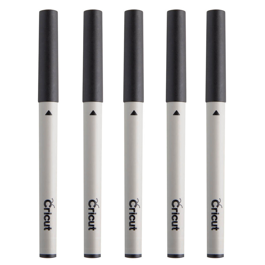 multi pen set black 5 ct.