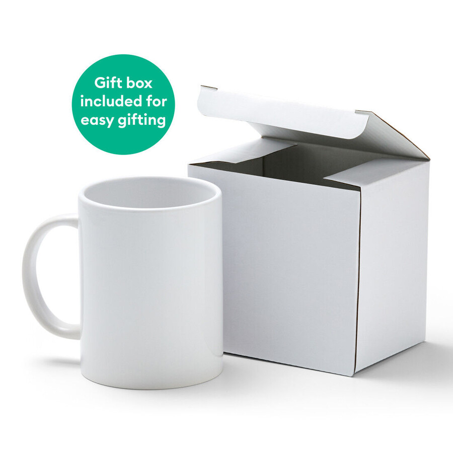 ceramic mug blank white - 15 oz425 ml 2 ct