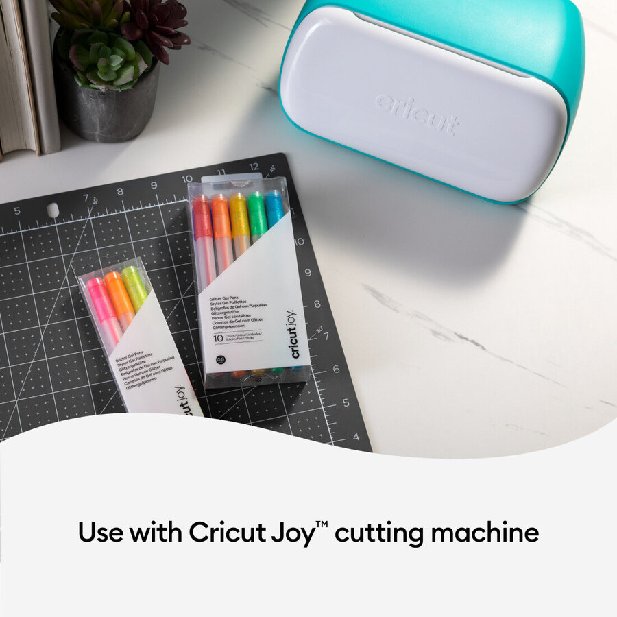 cricut joy glitter gel pens 0.8 mm rainbow 10 ct
