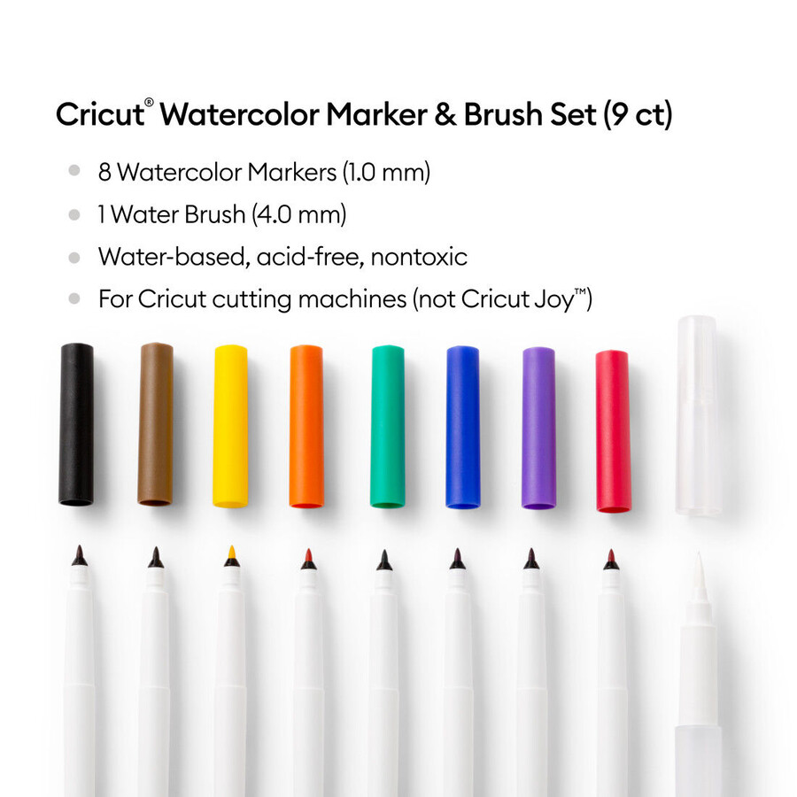 watercolor marker brush set 9 ct