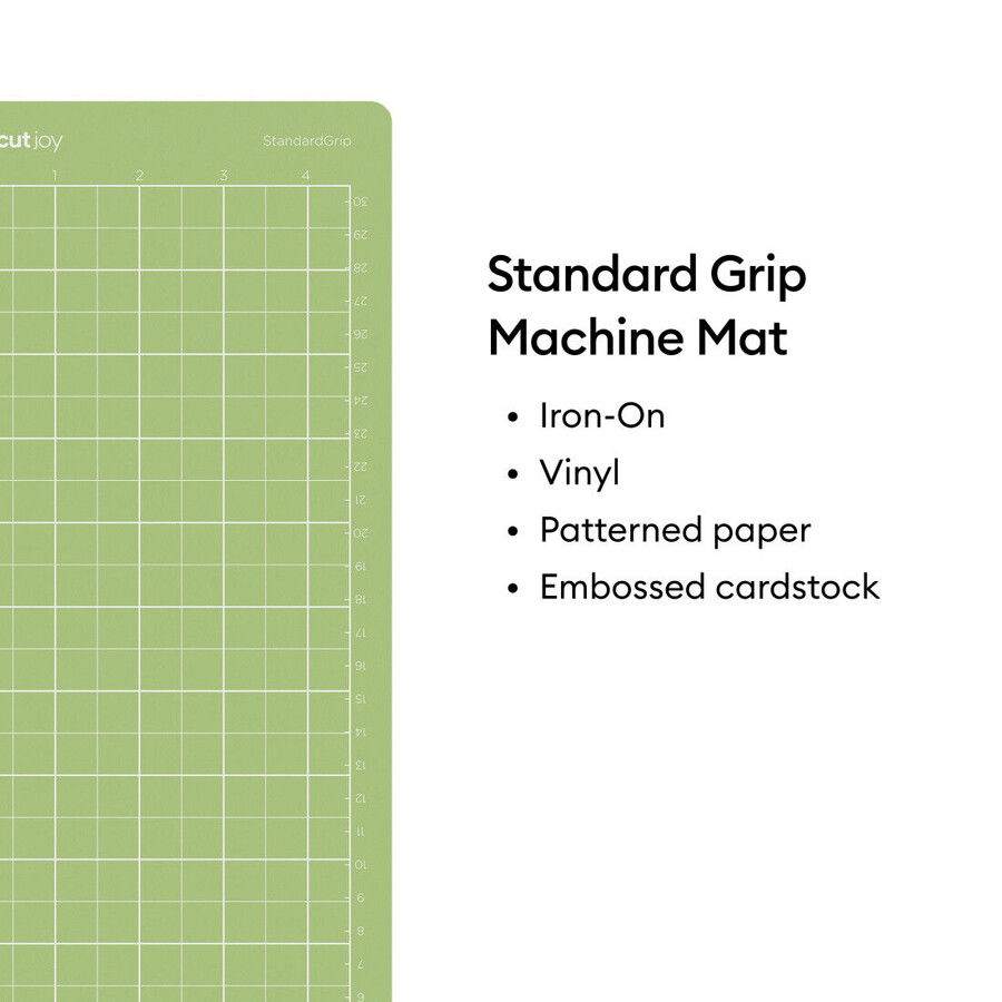 cricut joy machine mat variety pack - 4.5 in x 12 in 5 ct