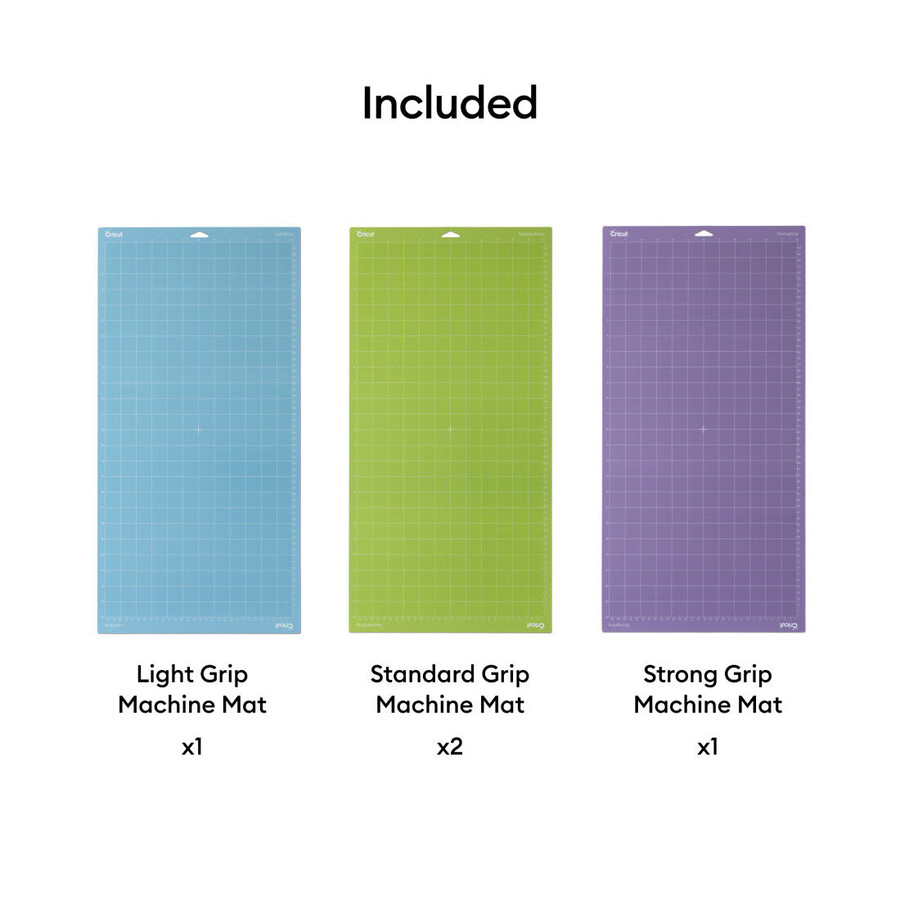 cricut machine mat variety pack - 12 in x 24 in 4 ct