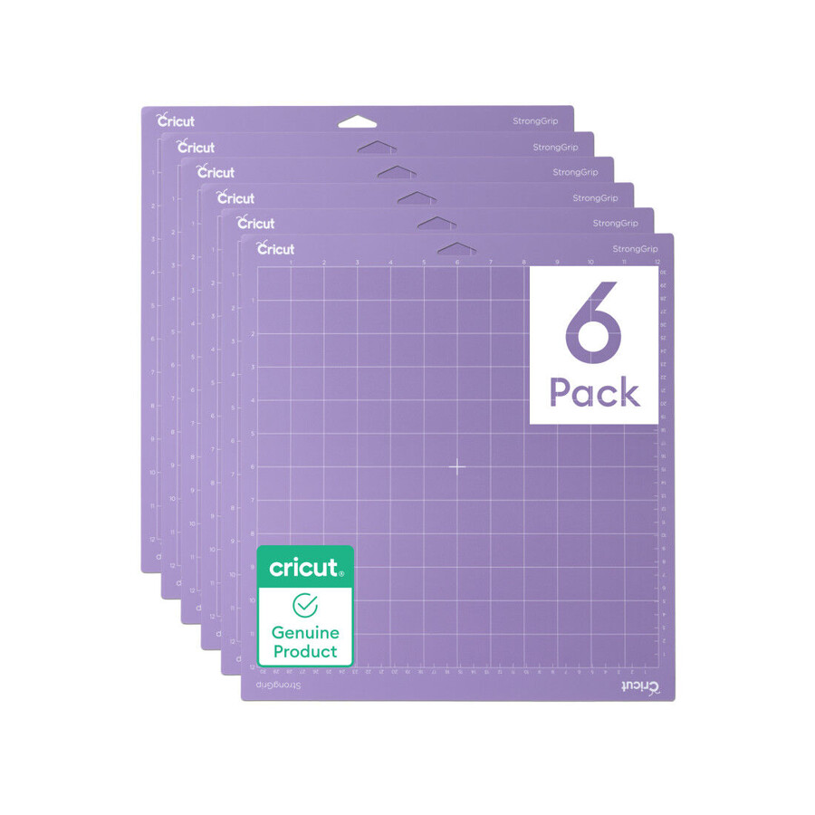cricut strong grip machine mat - 12 in x 12 in 6 ct