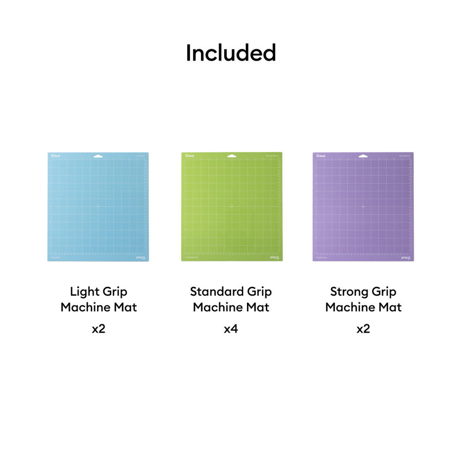 cricut machine mat variety pack - 12 in x 12 in 8 ct